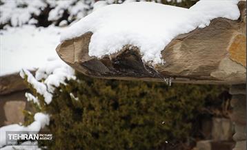 روز برفی در آبشار تهران 19