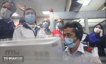 بازدید سرزده شهردار تهران از ستاد فرماندهی عملیات آتش نشانی 7