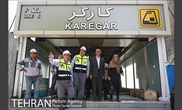 بازدید معاونت حمل و نقل شهرداری و اعضای شورای شهر تهران از عملیات اجرایی خط ۶ 38