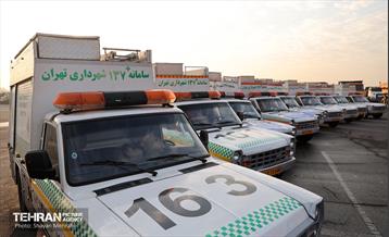 رزمایش زمستانه مشترک شهرداری تهران و پلیس راهور 57