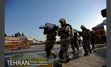 مسابقه عملیاتی ورزشی آتش نشانان تهران 14