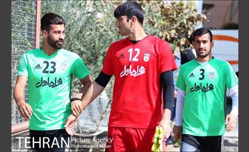 تمرین تیم ملی فوتبال 1