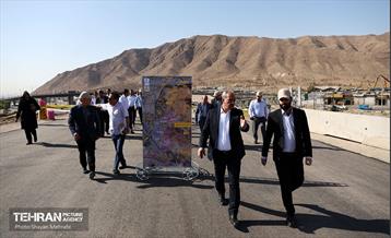 بازدید مدیرکل حوزه شهردار تهران از پروژه بزرگراه شهید شوشتری 11