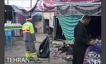 ارائه خدمات نیرو های خادم الحسین (ع) در کربلا 25