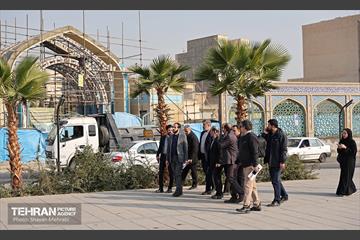 بازدید مدیرکل حوزه شهردار تهران از باغ راه حضرت زهرا(س) 50