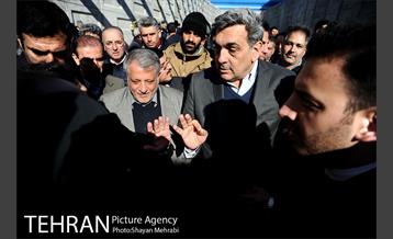 افتتاح پروژه زیرگذر استاد معین 6