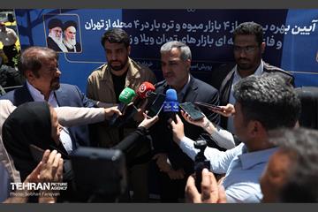 آیین بهره‌برداری از ۴ بازار میوه و تره‌بار 1