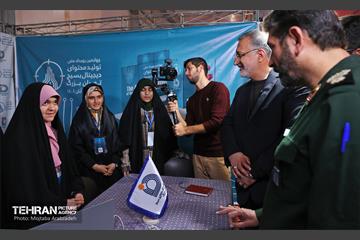 بازدید شهردار تهران از چهارمین رویداد سراسری تولید محتوای دیجیتال بسیج 15