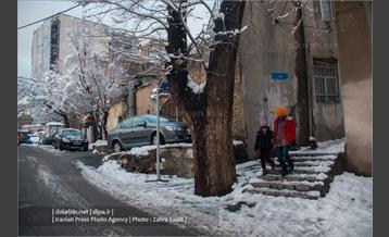 محله ده ونک در روزهای برفی تهران 18
