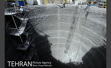 مراسم ورود ماشین حفاری(TBM) به ایستگاه مترو امیرکبیر در خط 6 متروی تهران 2