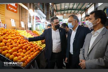 بازدید شهردار تهران از فروشگاه شهروند و میادین میوه تره بار 2