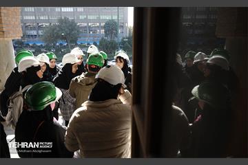 بازدید دانشجویان از پروژه خانه شهر 17