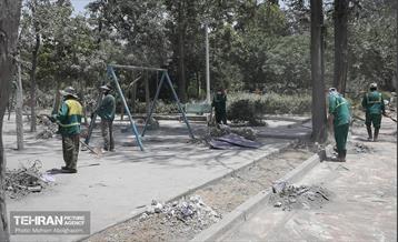 بوستان ایثار در منطقه ۲۰ به چرخه خدمت بازگشت 26