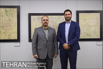 بازدید مدیرکل دفتر شهردار تهران از نمایشگاه دائمی نقشه 1