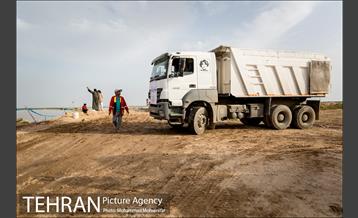 ساخت سیل بند در روستای سابله 22