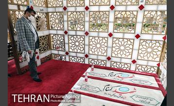 غبارروبی مزار شهدای گمنام فدک 6