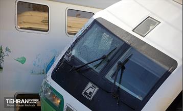 برخورد دو قطار متروی کرج - تهران 15