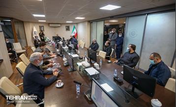 حضور شهردار تهران در مرکز کنترل ترافیک شهرداری تهران 7