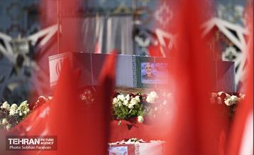 تشییع پیکر شهدای مدافع حرم  1