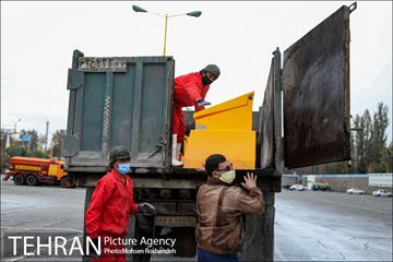 مانور خودرویی عملیات برف روبی شهرداری تهران 25
