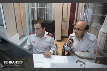 بازدید شهردار تهران از ستاد فرماندهی عملیات آتش نشانی 21