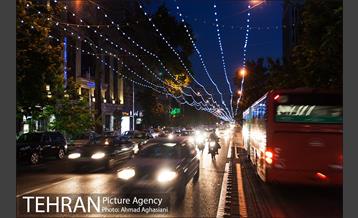 آذین بندی خیابان ولیعصر(عج) به مناسبت نیمه شعبان 4