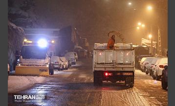 بارش برف زمستانی در معابر شمالی پایتخت - 1 31
