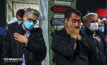 مراسم وداع با شهید سید مرتضی رضا قدیری در حراست شهرداری 35