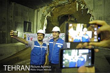 مراسم ورود ماشین حفاری(TBM) به ایستگاه مترو امیرکبیر در خط 6 متروی تهران 33