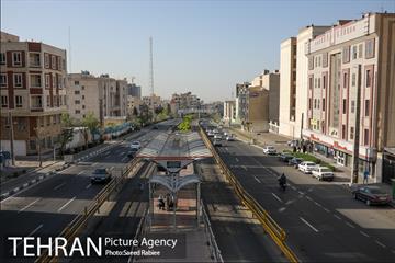 وضعیت ترافیکی خیابان های تهران پس از تعطیلات نوروز 1400
