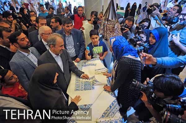 آیین افتتاح یازدهمین نمایشگاه زنان و تولید ملی 12