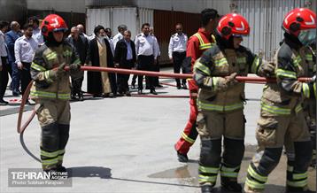 بازدید نمایندگان مجلس از مرکز آموزش بین‌المللی آتش‌نشانی 19