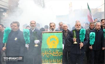 مراسم تشییع پیکر شهید مدافع حرم «حسین محمدی» 4