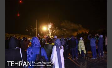 نورافشانی ویژه پُل طبیعت در شب نوروز ۱۴۰۰