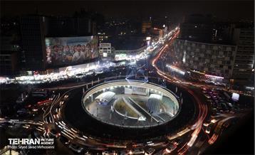 نورافشانی میدان ولیعصر(عج) به مناسبت نیمه شعبان 8