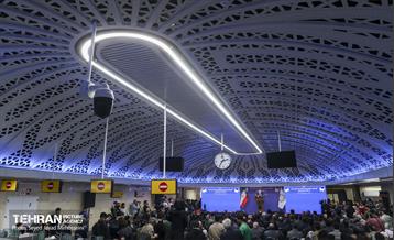 آیین افتتاح ایستگاه مترو مریم مقدس 9