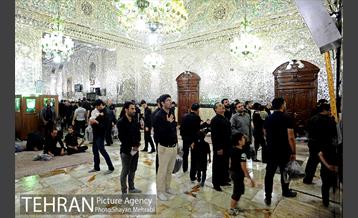 عزاداری تاسوعا در حرم شاه عبدالعظیم حسنی (ع) 13