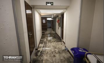 آتش‌سوزی در بیمارستان گاندی تهران 11