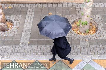 بارش باران پاییزی در تهران 25