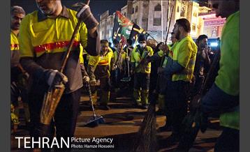 ارائه خدمات نیرو های خادم الحسین (ع) در کربلا 18