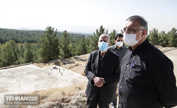 بازدید شهردار تهران از کمربند سبز تهران 8