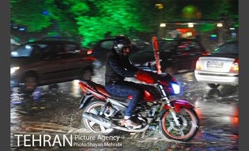 بارش شدید باران و تگرگ در تهران 14