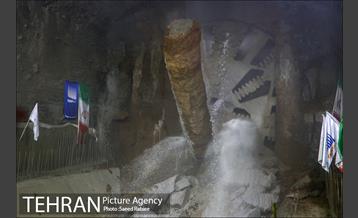 ورود ماشین حفار تونل به ایستگاه میدان حضرت عبدالعظیم الحسنی(ع) در خط 6 مترو 26