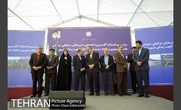 آیین بهره برداری از 53 پروژه شهری در منطقه 11  50