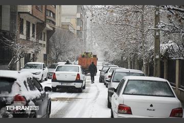 عملیات برف‌روبی در پایتخت 37