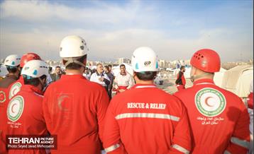 تمرین سراسری زلزله در بوستان ولایت 9