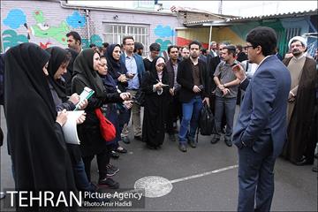 بازدید شهردار،مدیران شهری و اصحاب رسانه از محله هرندی 7