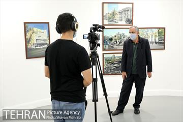 بازدید احمد مسجد جامعی از نمایشگاه تهران از منظر هنرمندان 33