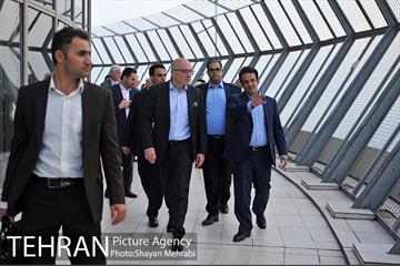 بازدید وزیر فرهنگ و رسانه های جمهوری صربستان از برج میلاد تهران 7