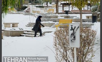 بارش نخستین برف پاییزی تهران 19